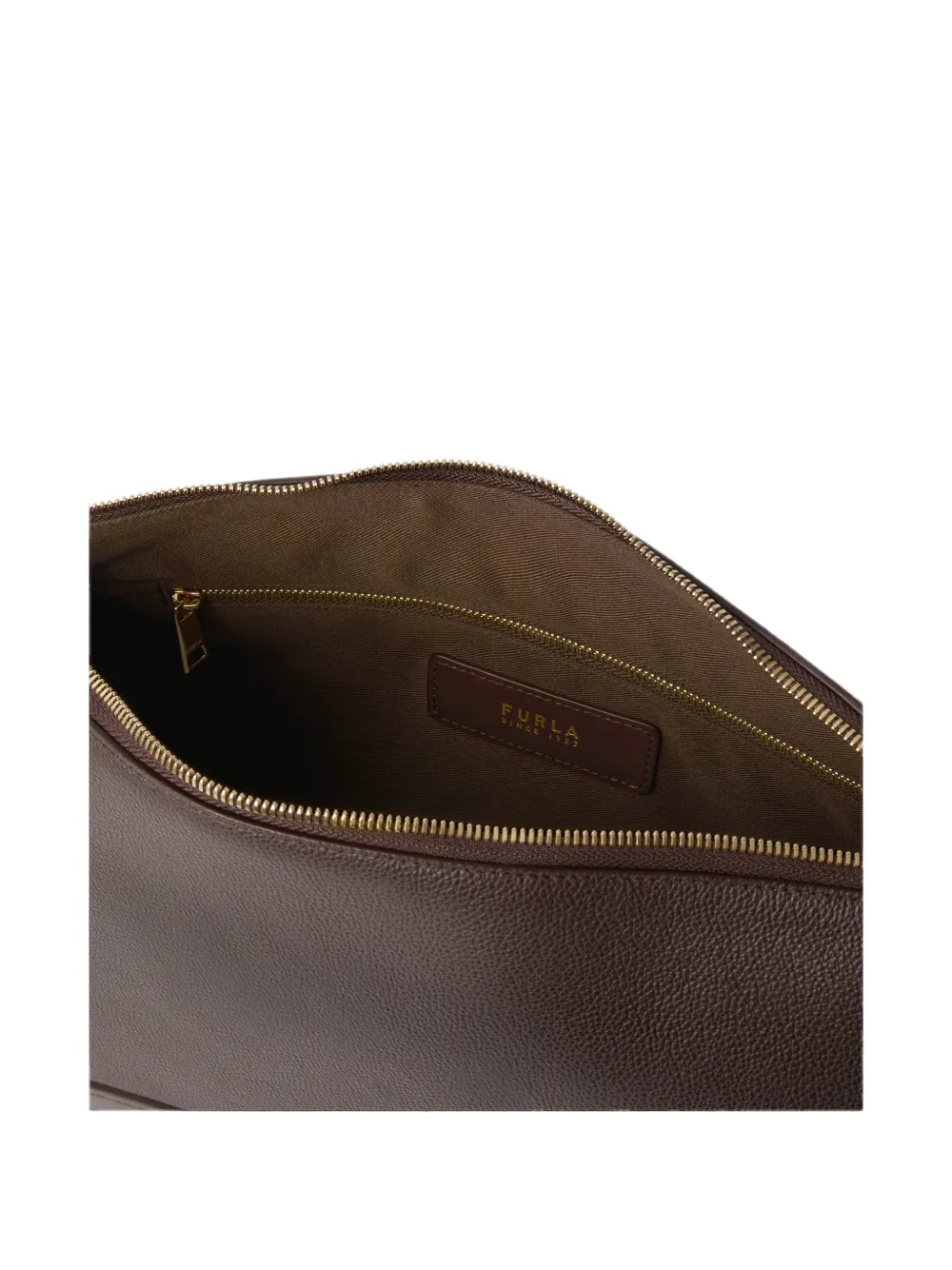 Furla Debby grote schoudertas Bruin