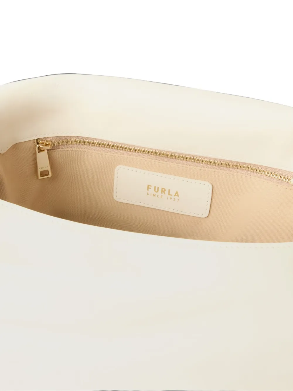 Furla Schoudertas met logoprint Beige