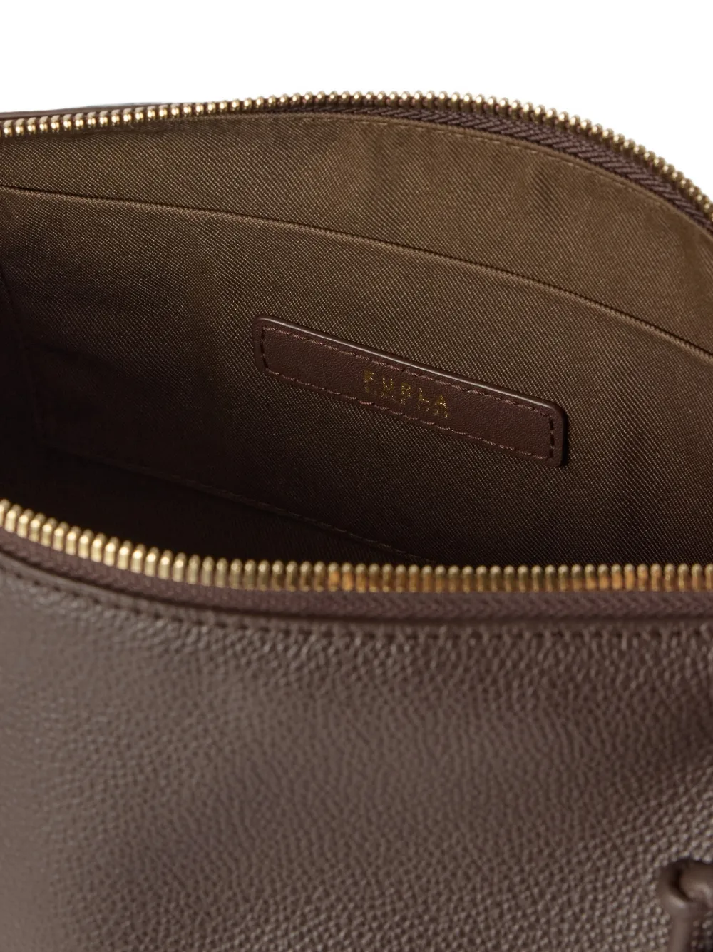 Furla Debby grote schoudertas Bruin