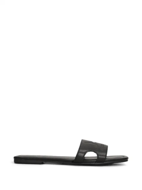 Marc Ellis Emi logo-embossed cut-out flat sandals