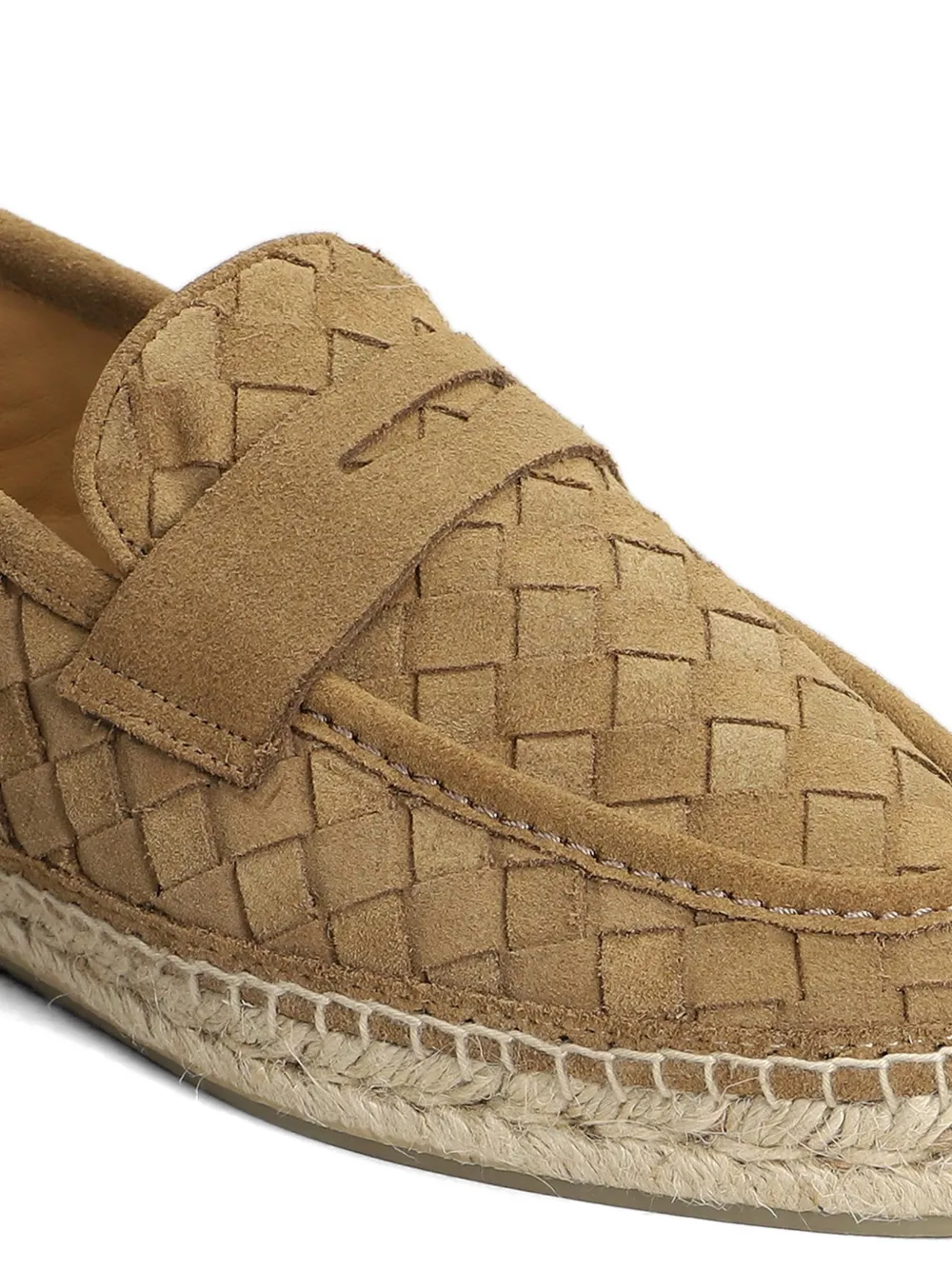 Castañer Nilo 186 woven-suede espadrilles Beige