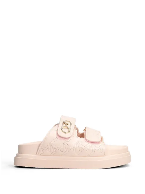 Marc Ellis Calipso 002 quilted touch-strap flat sandals