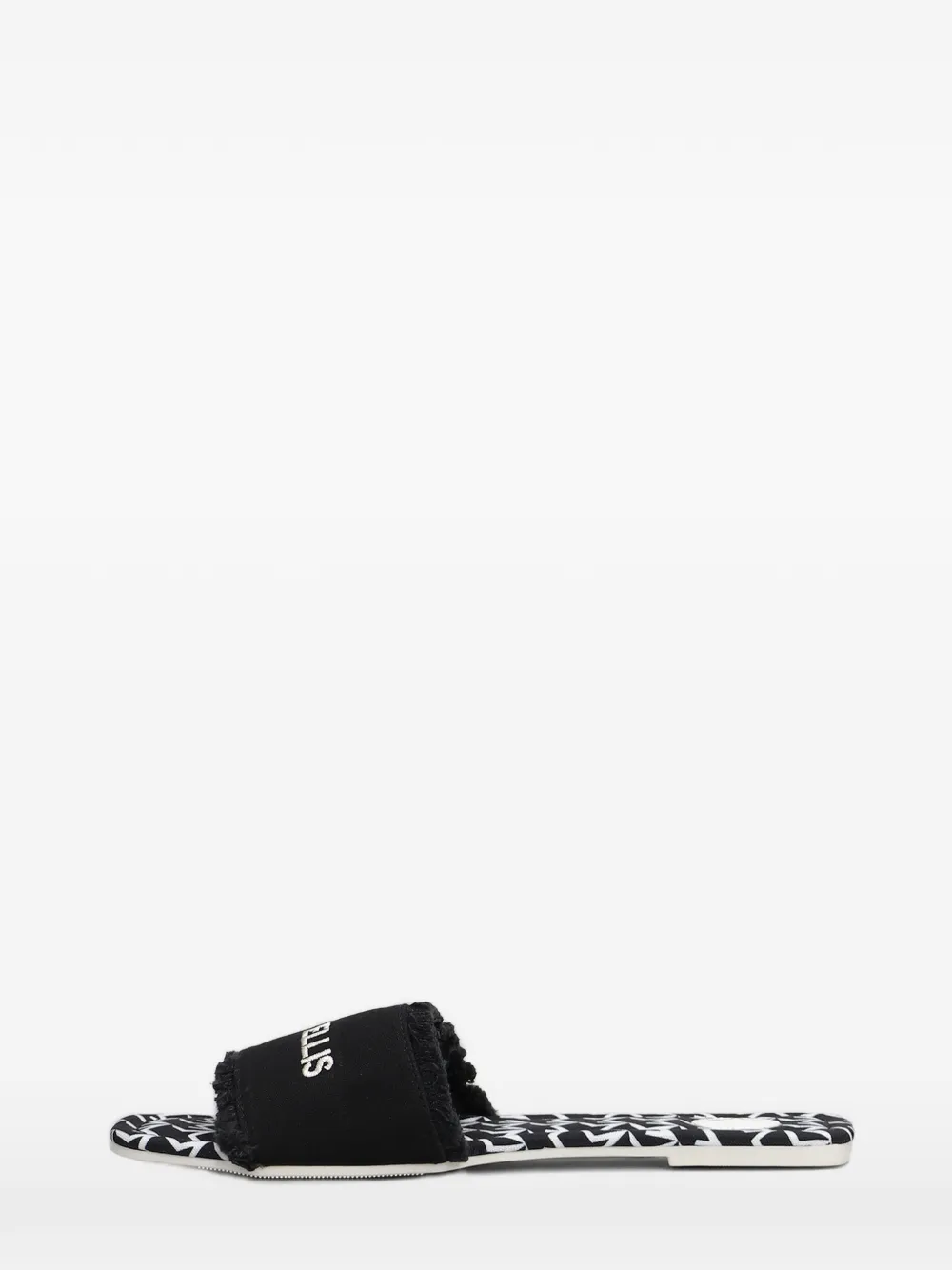 Marc Ellis Zela sandalen met geborduurd logo Zwart