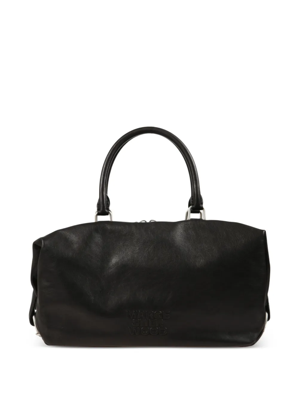 Marge Sherwood Dumpling leather tote bag - Nero