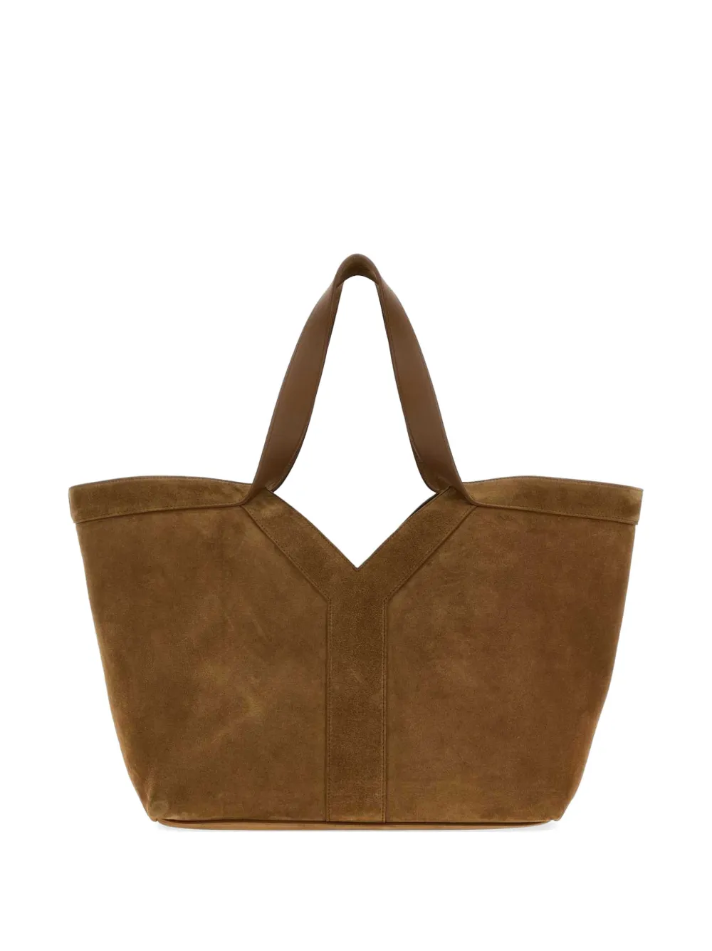 Saint Laurent Y suede tote bag - Brown