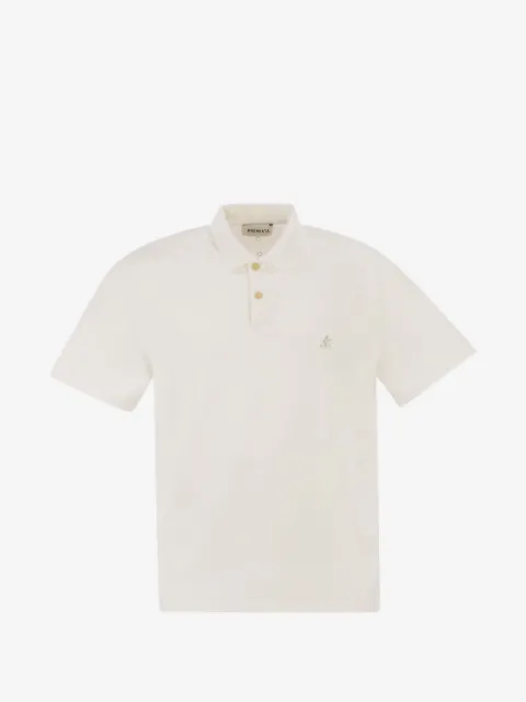 Premiata logo-embroidered polo shirt