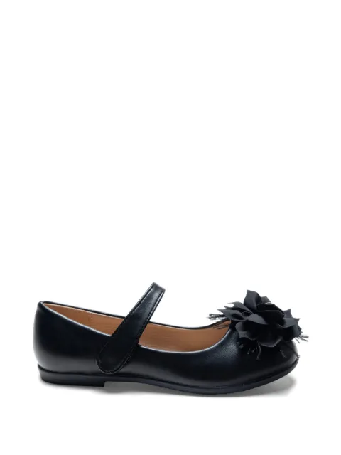 Tulleen Dahlia flower-embellished ballet flats