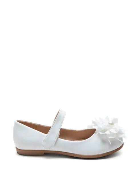 Tulleen Dahlia flower-embellished ballet flats