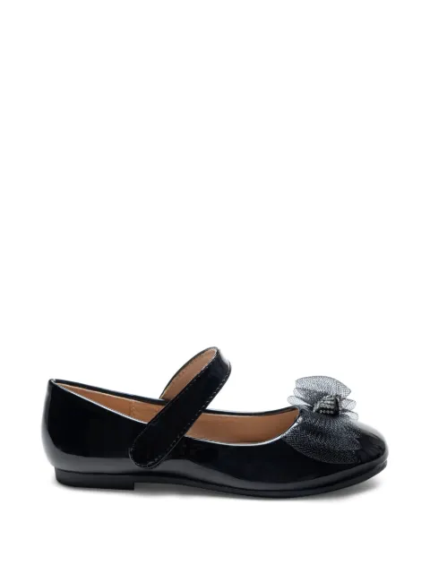 Tulleen Lucille bow-detail ballet flats
