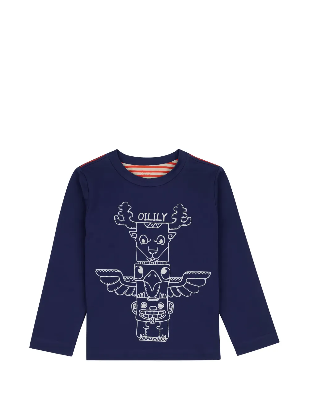 Oilily Totem long-sleeve T-shirt - Blu