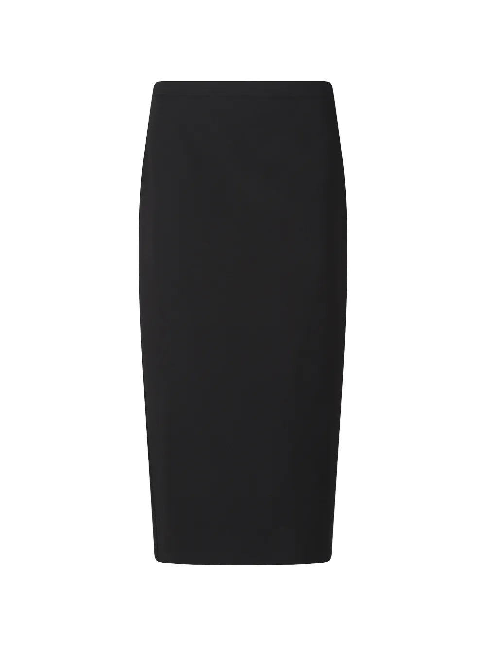 Max Mara rear-slit skirt - Nero