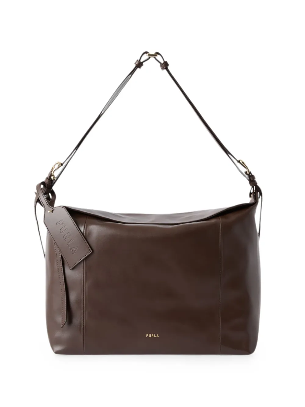 Furla Borsa a spalla in pelle - Marrone
