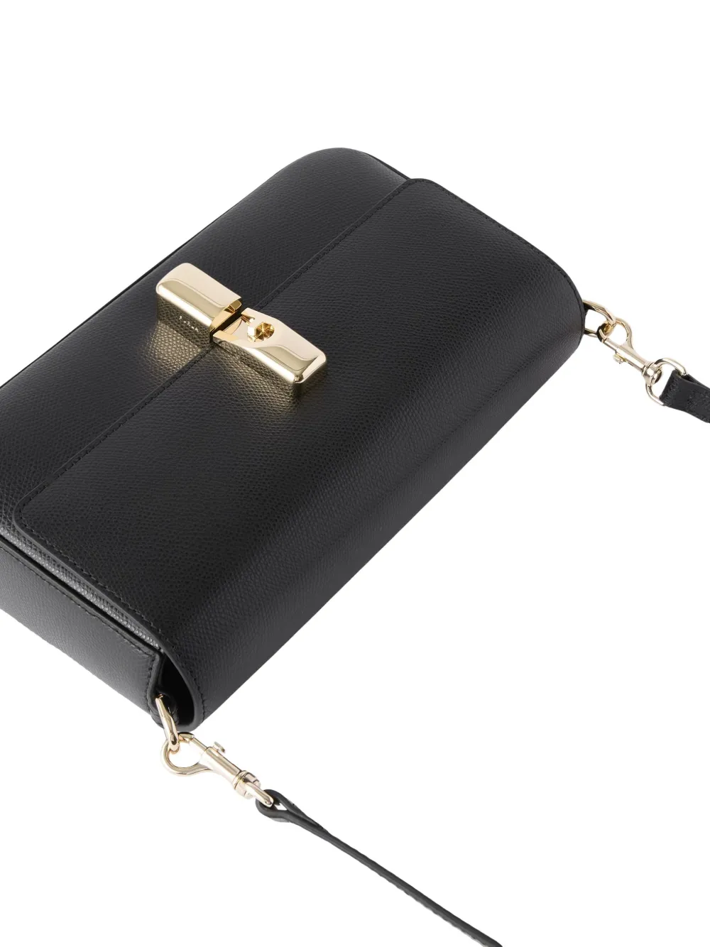 Furla Iride kleine leren crossbodytas Zwart