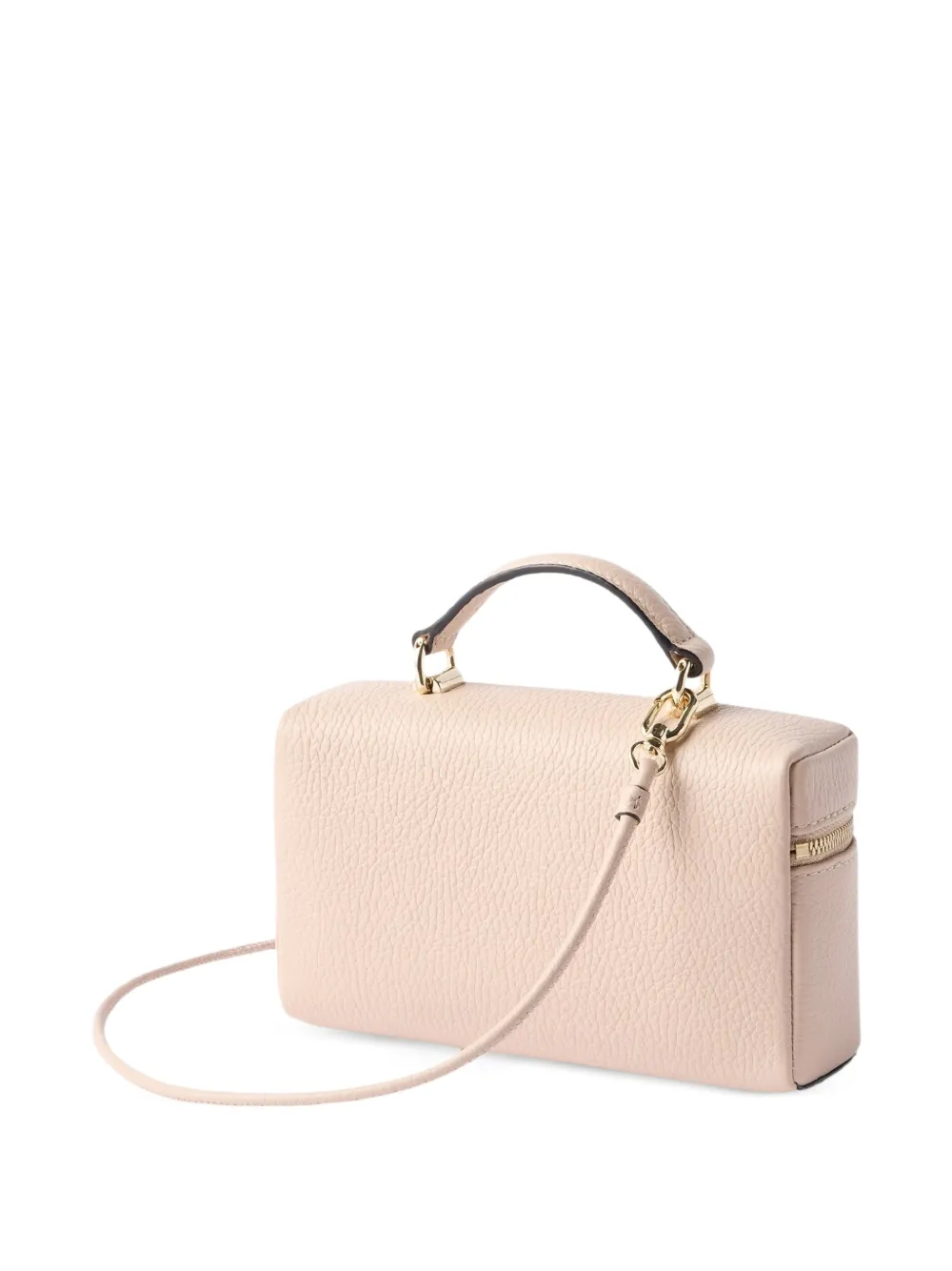 Furla Camelia kleine tas van bewerkt leer Roze