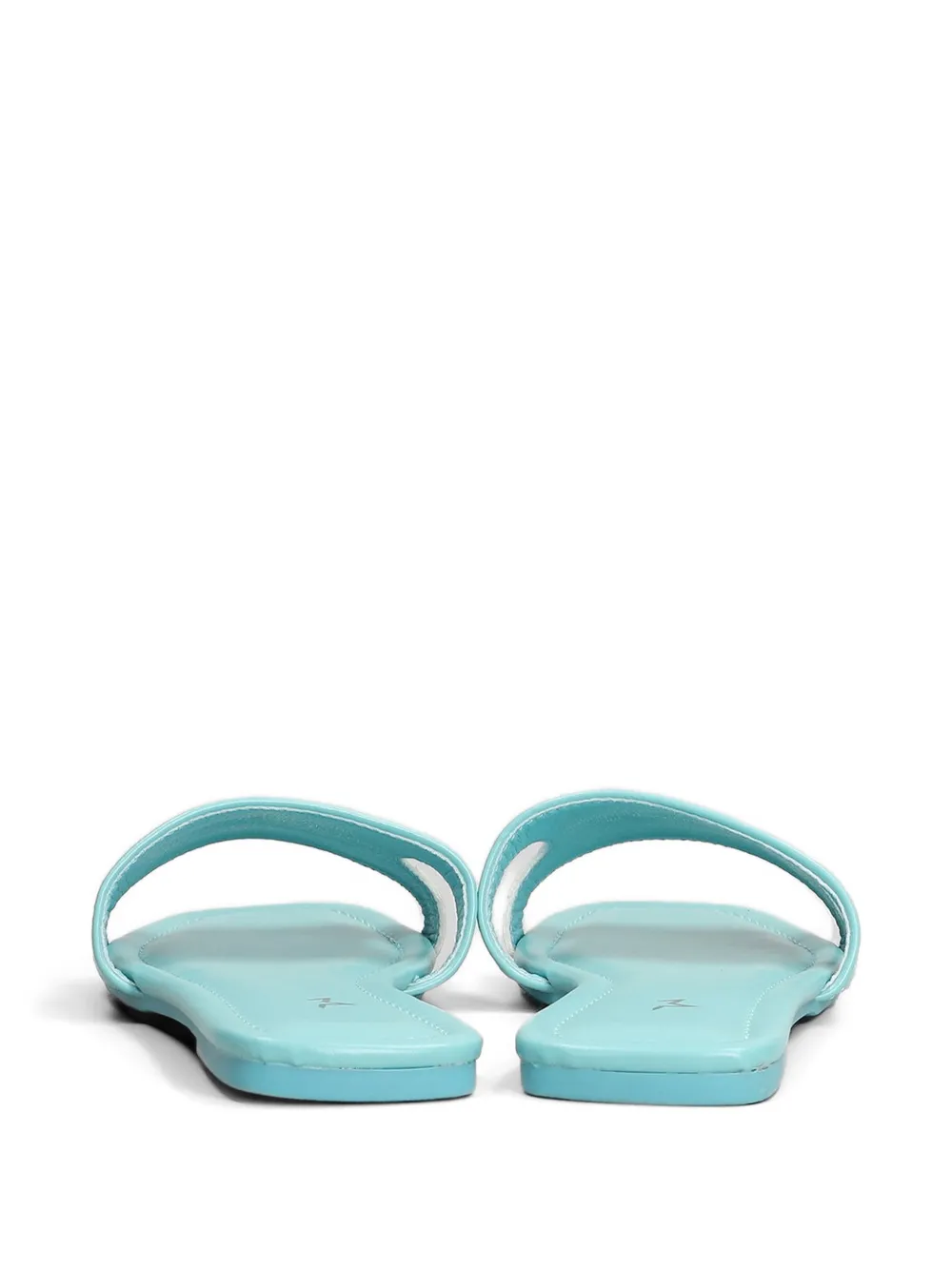 Marc Ellis Emi sandalen met logo-reliëf en uitgesneden details Blauw