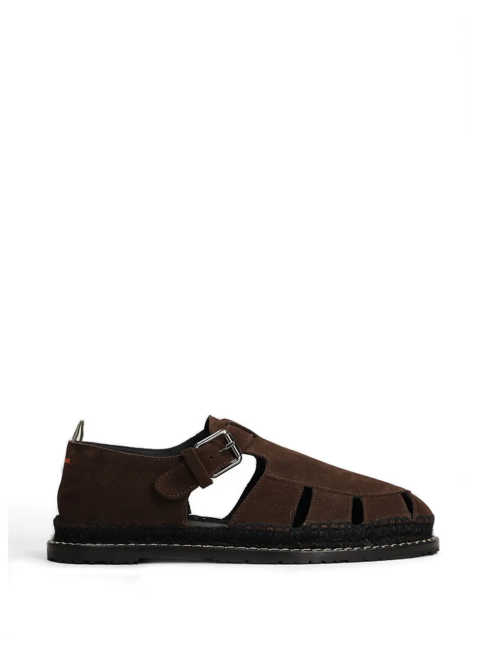 Castañer Fito buckle-fastening cutout espadrilles - Marrone