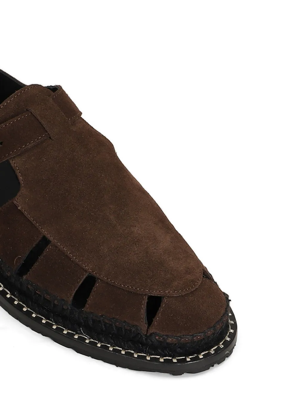 Castañer Fito buckle-fastening cutout espadrilles Bruin