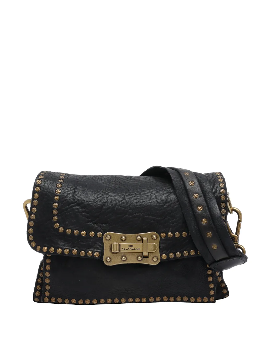 Campomaggi Agnese stud-embellished shoulder bag - Nero