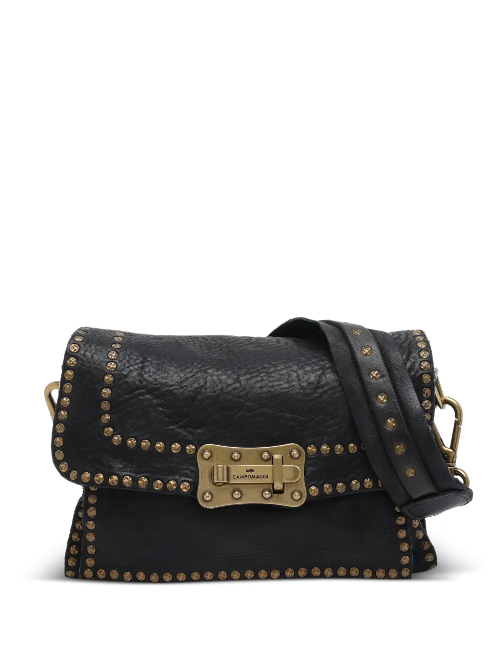 Campomaggi Agnese stud-embellished shoulder bag - Nero
