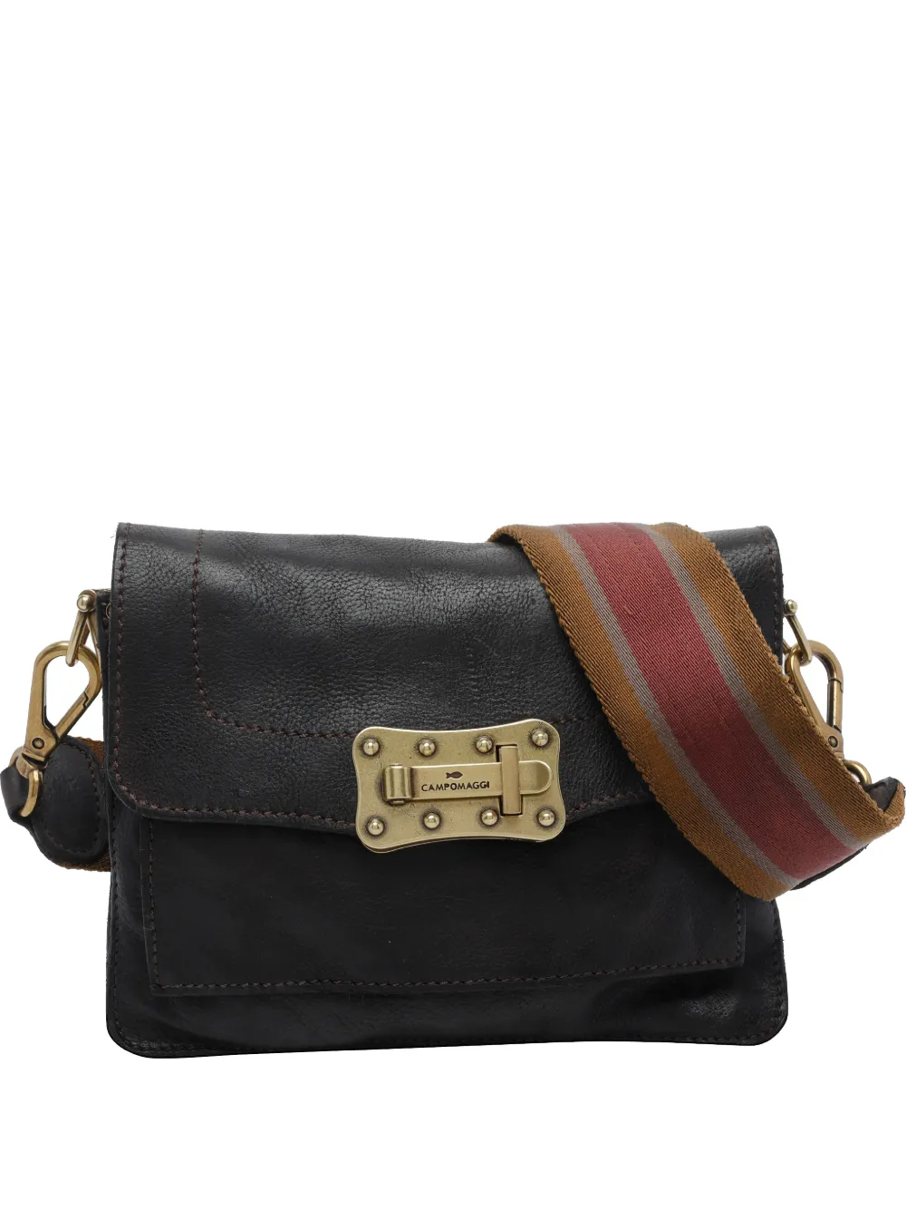 Campomaggi Agnese leather shoulder bag - Marrone