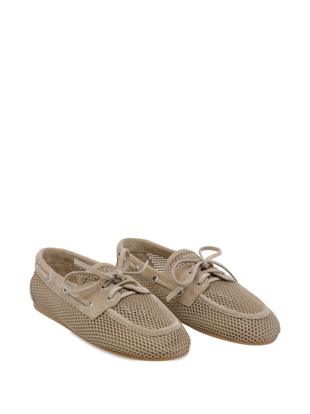 Miu Mesh bootschoenen Beige