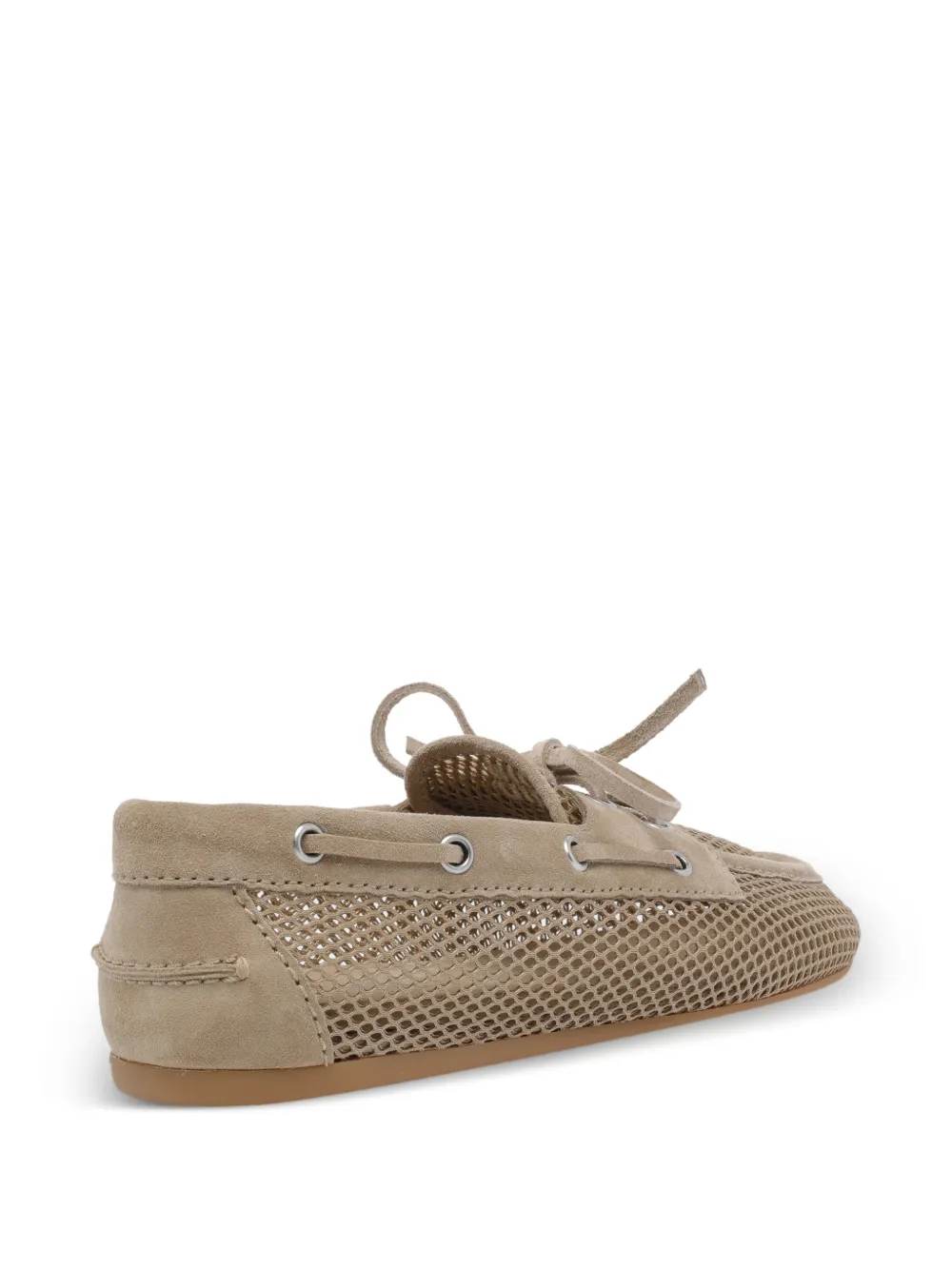 Miu Mesh bootschoenen Beige