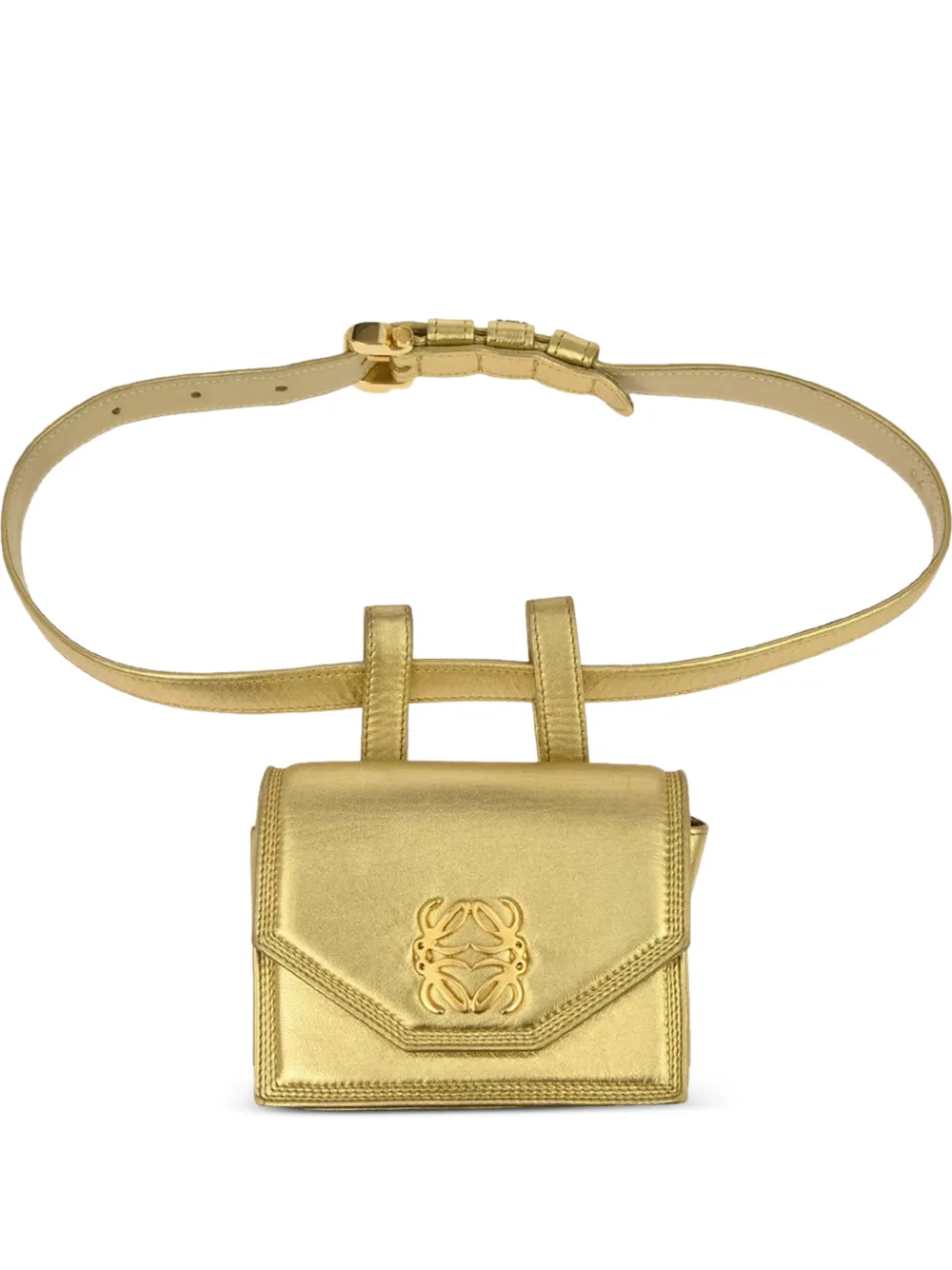 Loewe Pre-Owned 1990-2000s Anagram leather belt bag - Oro