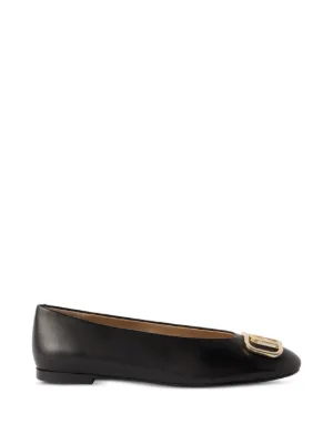 Ferragamo ニュー ヴァラリボン フラットシューズ | ブラック