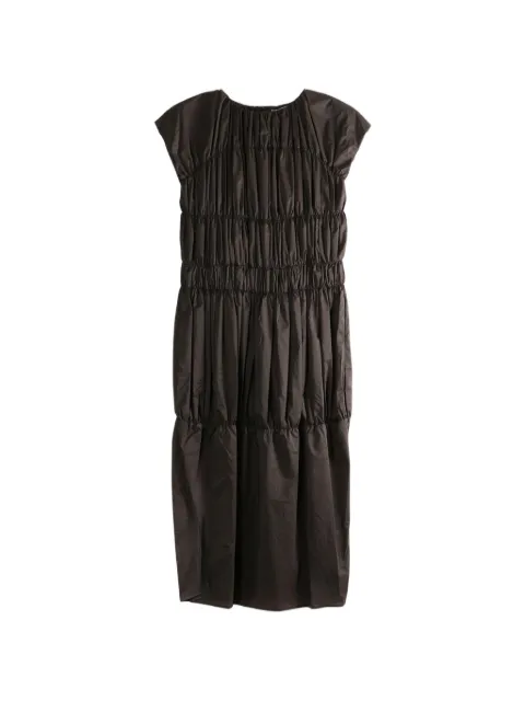 Amomento shirred tiered dress