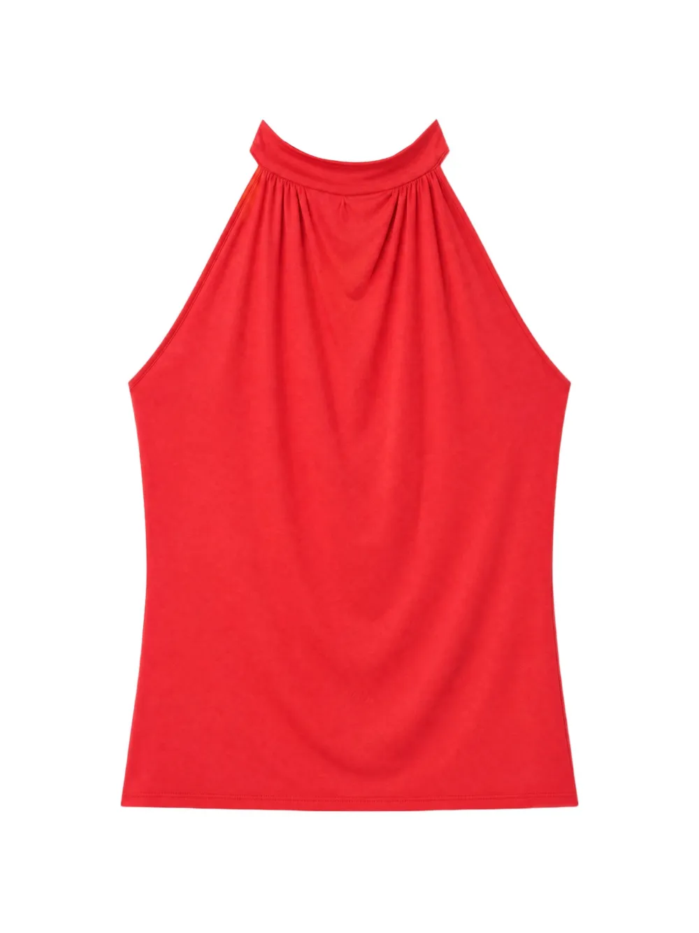 Amomento halterneck gathered top - Rosso