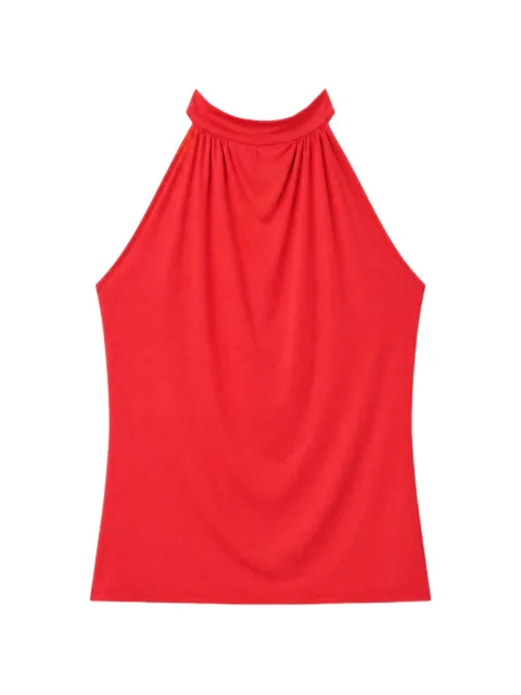 Amomento halterneck gathered top