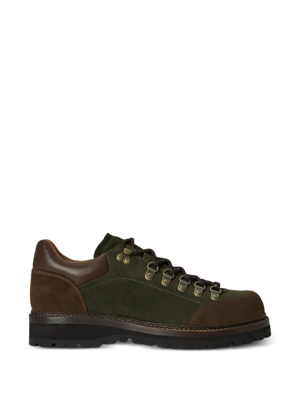 Polo Ralph Lauren bottes d'inspiration western en daim - Vert Polo Ralph Lauren bottes d'inspiration western en daim - Vert