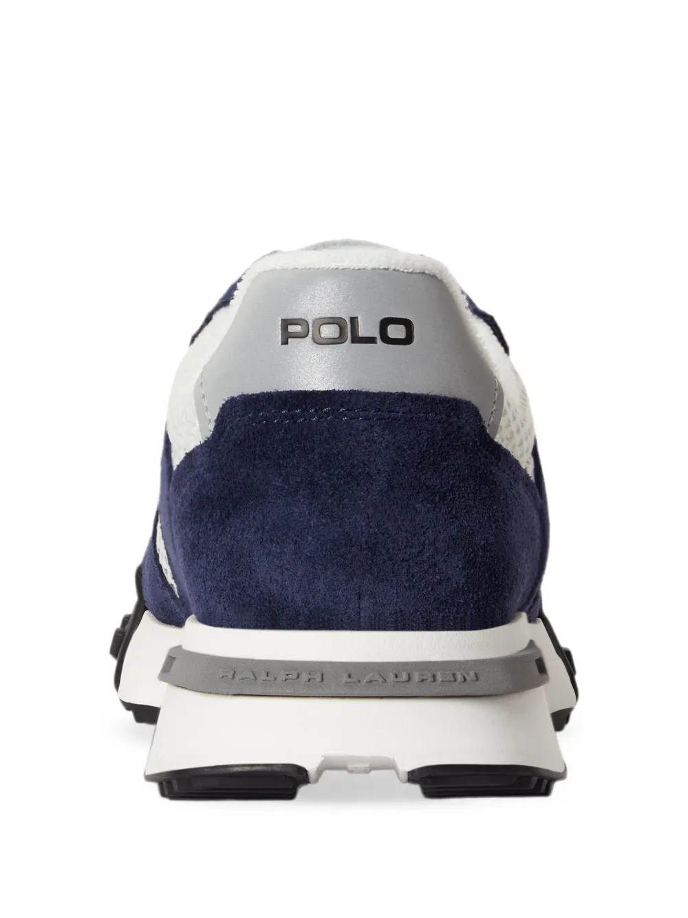 Polo Ralph Lauren Eldridge sneakers met suède vlakken Blauw