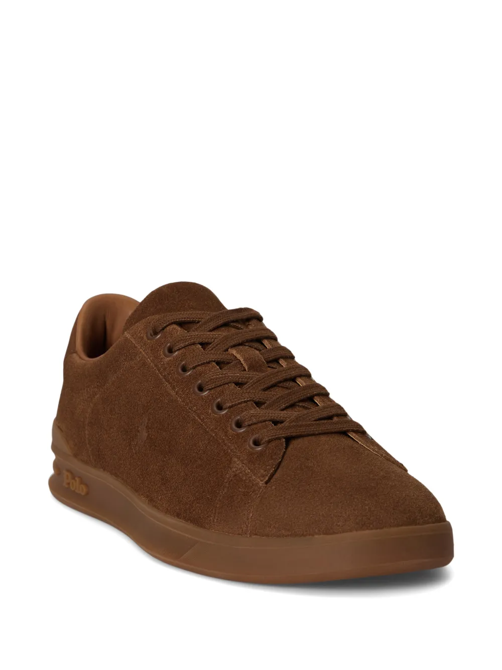 Polo Ralph Lauren Heritage Court II suède sneakers Bruin