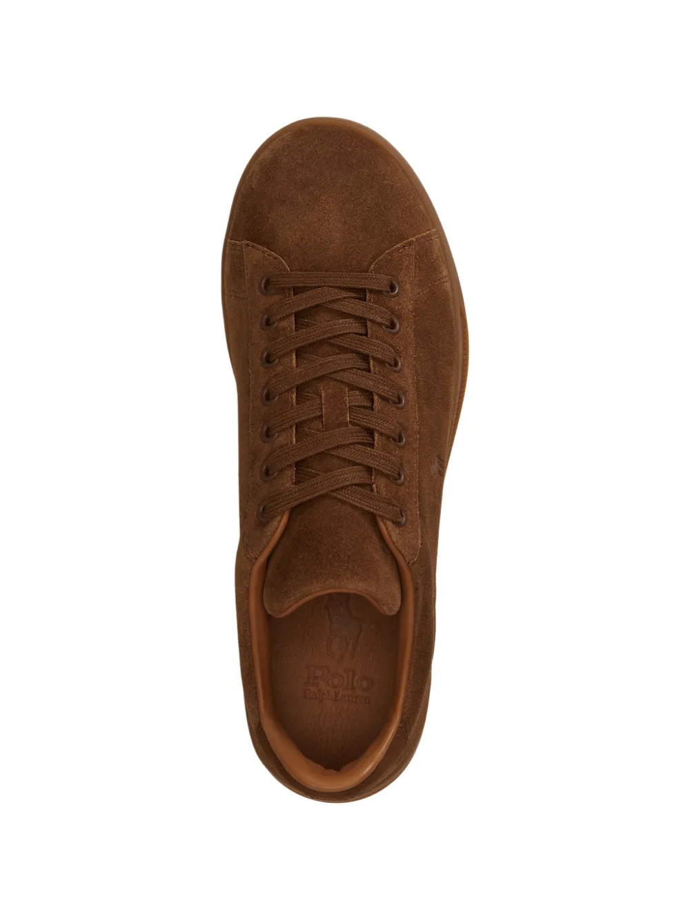 Polo Ralph Lauren Heritage Court II suède sneakers Bruin