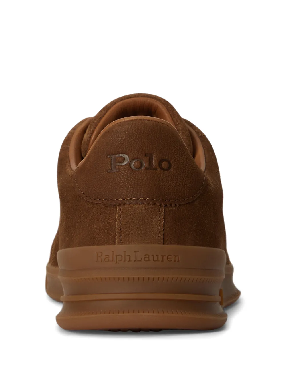 Polo Ralph Lauren Heritage Court II suède sneakers Bruin