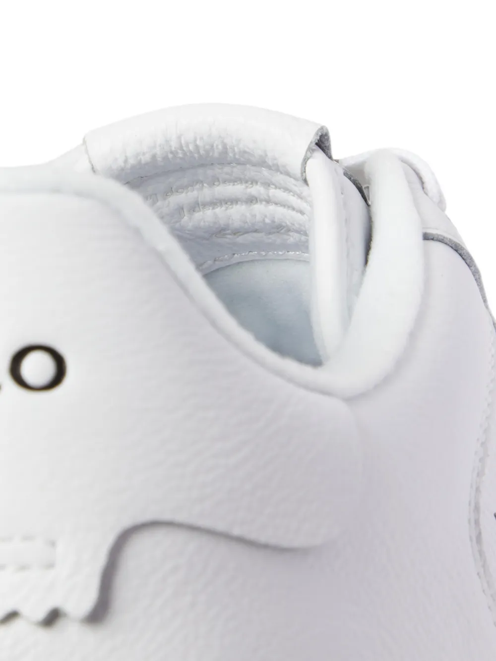 Polo Ralph Lauren logo-print leather sneakers Wit