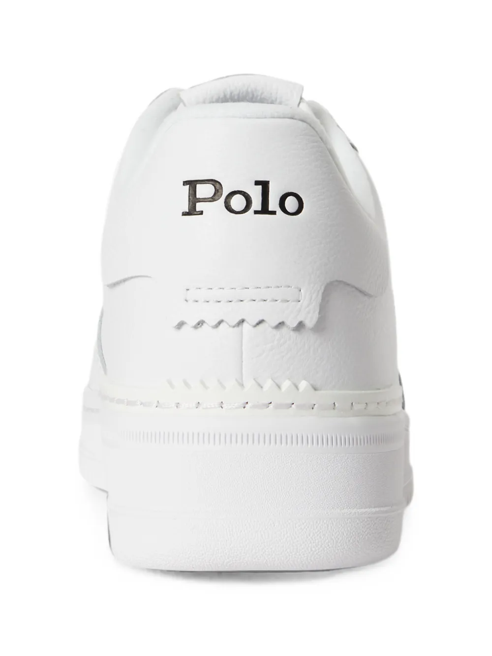 Polo Ralph Lauren logo-print leather sneakers Wit