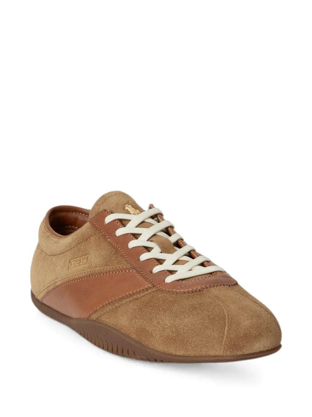 Polo Ralph Lauren suede leather sneakers Bruin