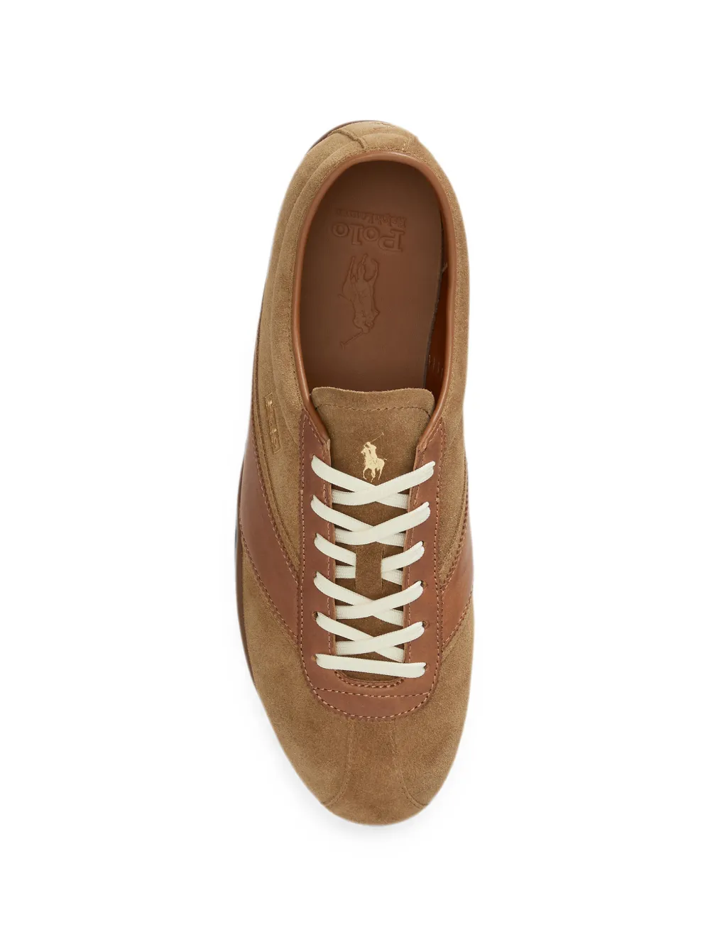 Polo Ralph Lauren suede leather sneakers Bruin