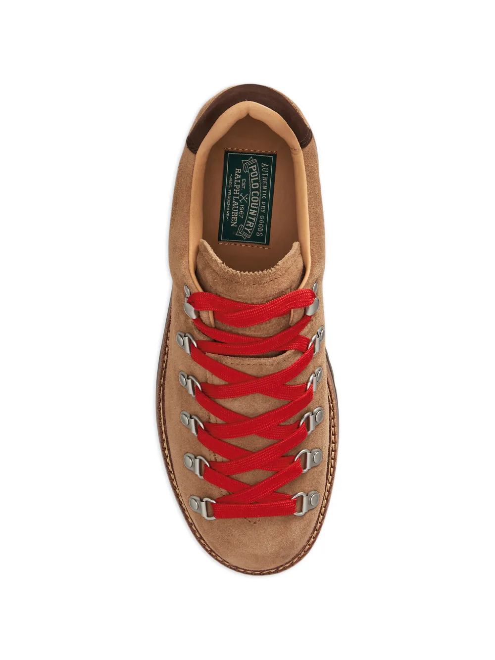 Polo Ralph Lauren Suède veterlaarzen Beige