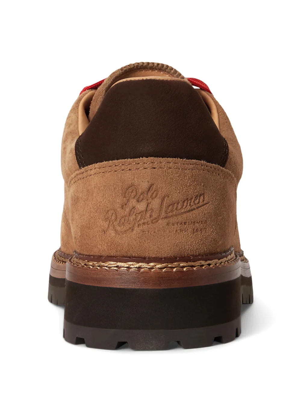 Polo Ralph Lauren Suède veterlaarzen Beige