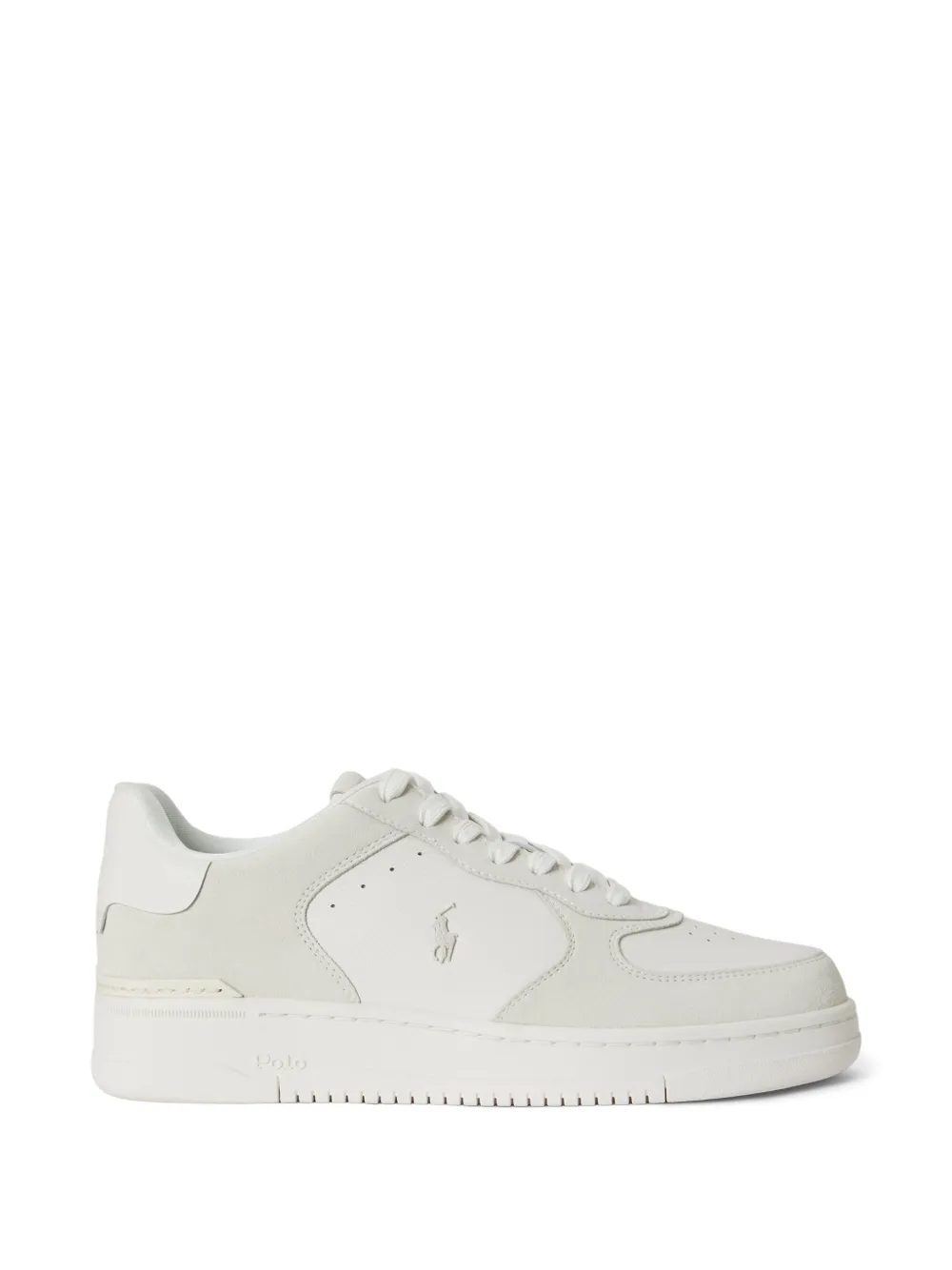 Polo Ralph Lauren Eldridge sneakers met suède vlakken Blauw
