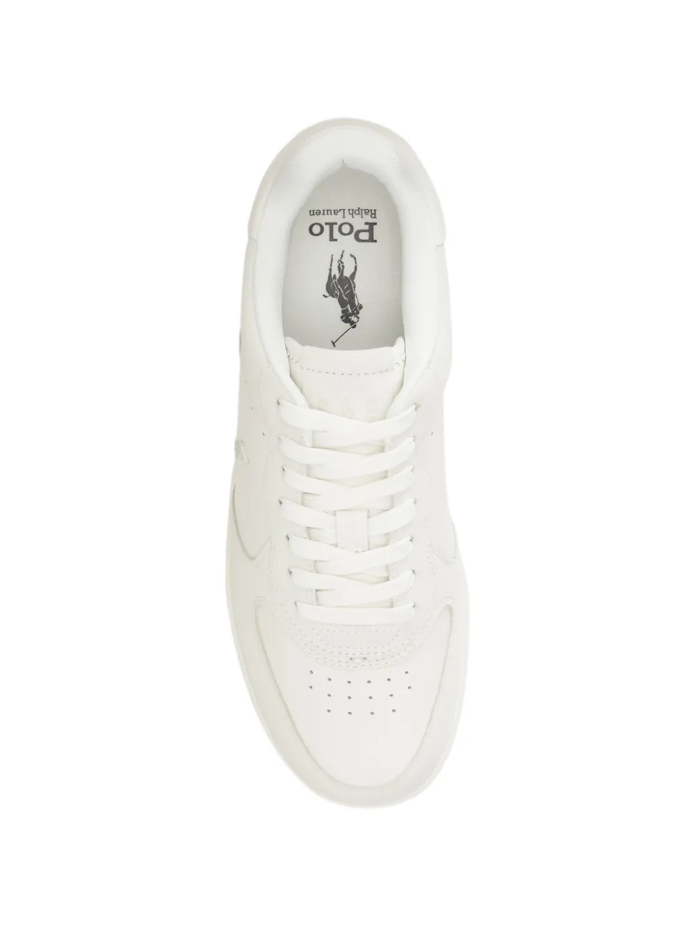 Polo Ralph Lauren Masters Court leren suède sneakers Wit