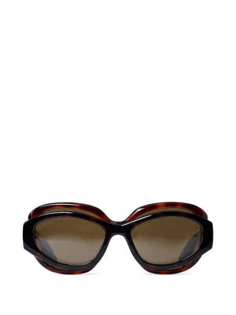 Balenciaga Eyewear lunettes de soleil Superbusy à design superposé