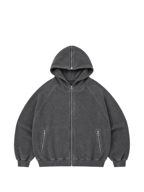【thug club】Galdiator Hoodie ジップパーカー THUG CLUB Gladiator ジップアップ パーカー | グレー | FARFETCH JP