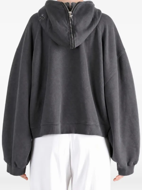 THUG CLUB Gladiator zip-up Hoodie | Grey | FARFETCH HK