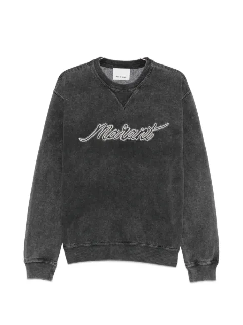 ISABEL MARANT logo-embroidered sweatshirt