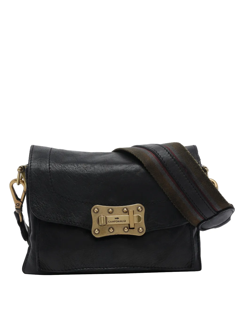 Campomaggi Agnese leather shoulder bag - Nero