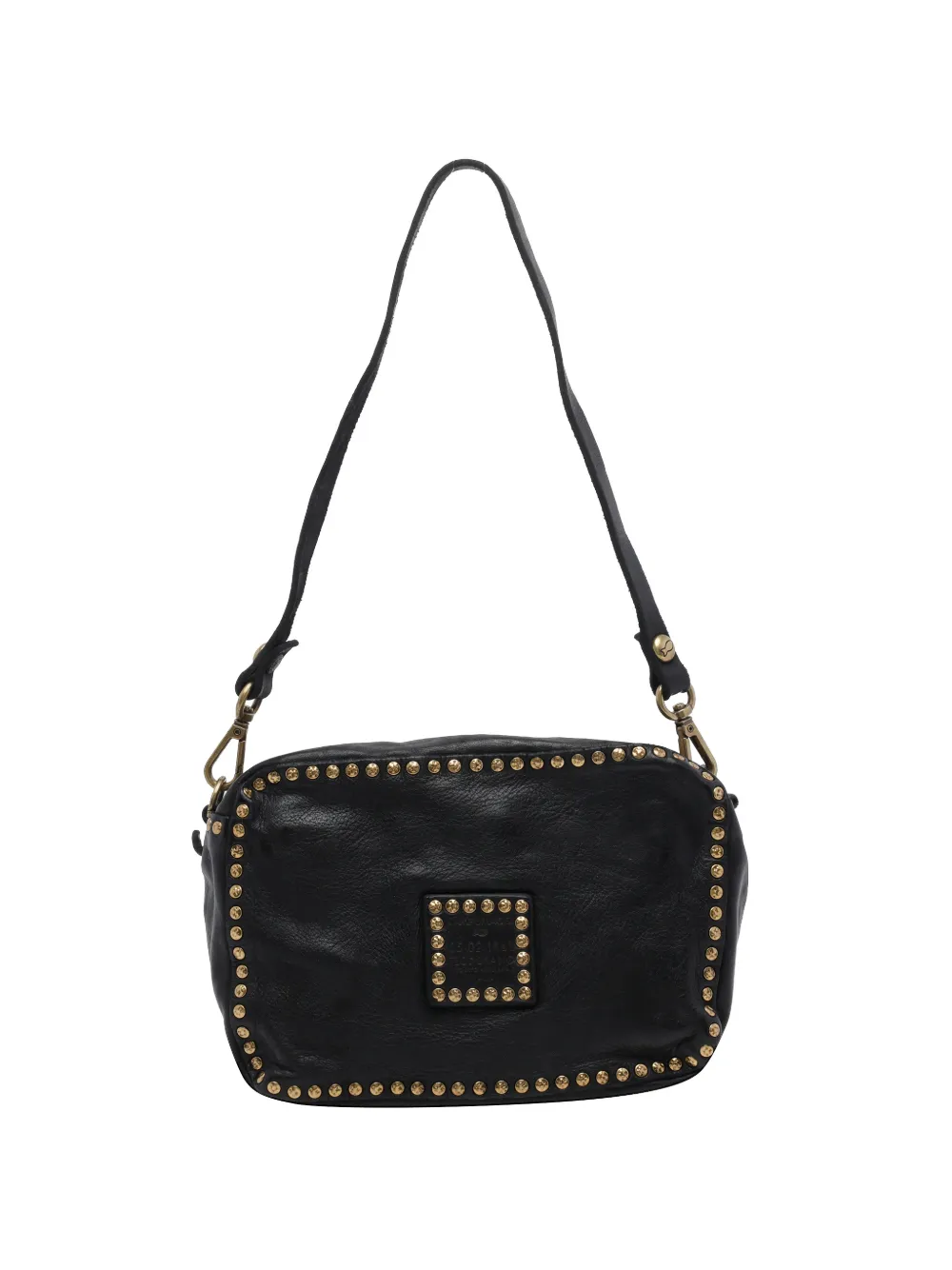 Campomaggi Kate stud-embellished shoulder bag - Nero